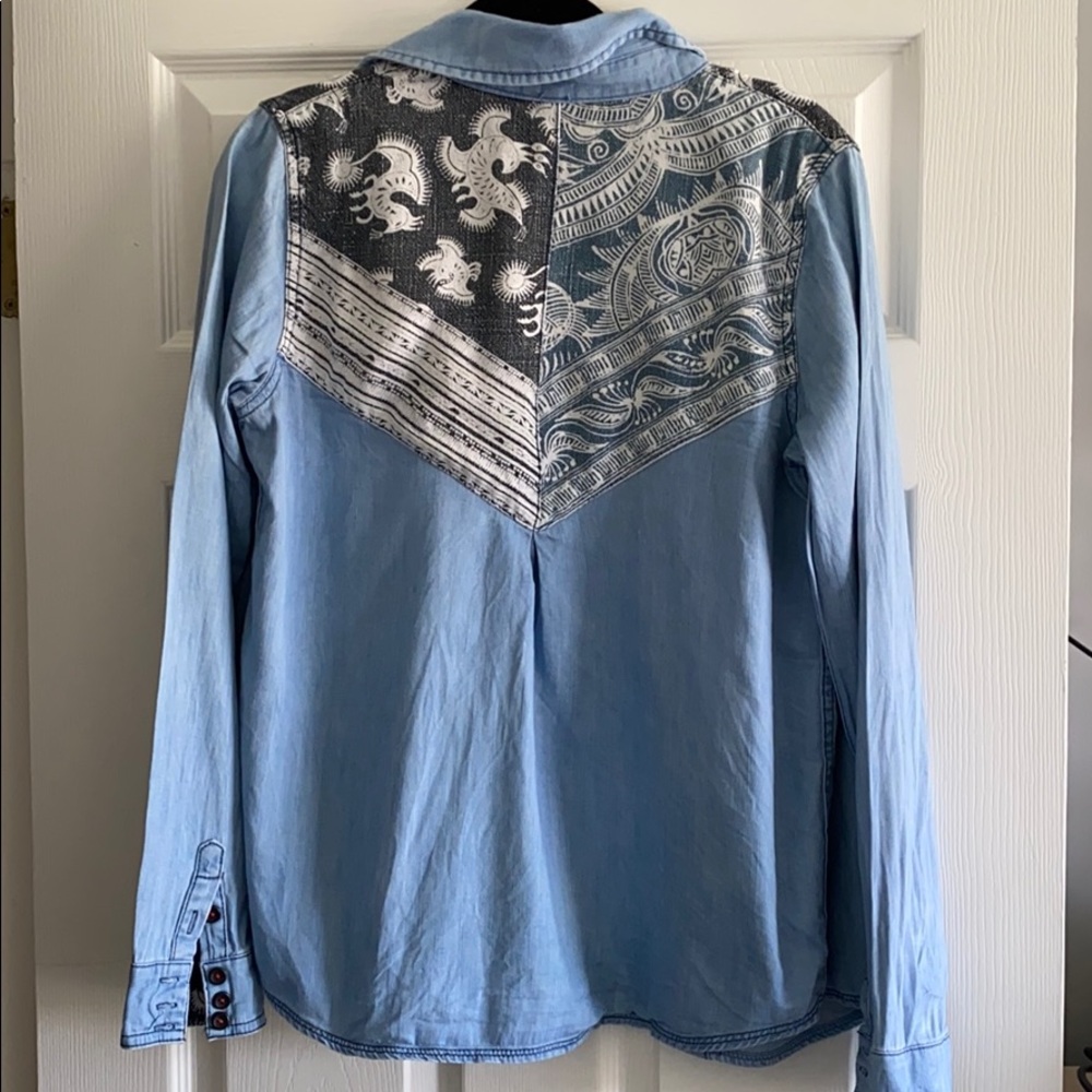 Free People Button Down Top